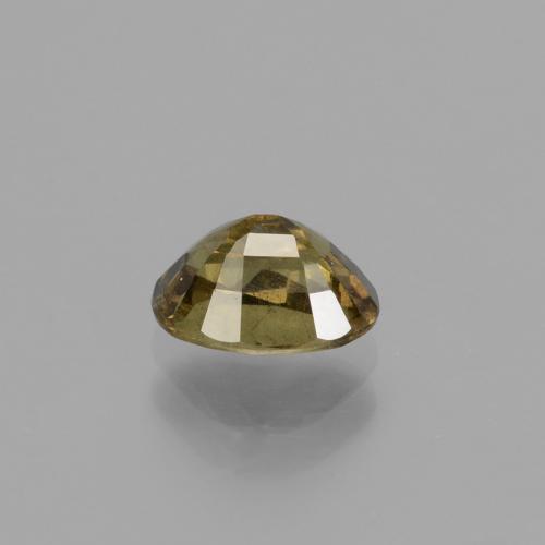 0.96克拉天然棕色变色石榴石，椭圆形切割，6.6×4.6毫米，VS-SI