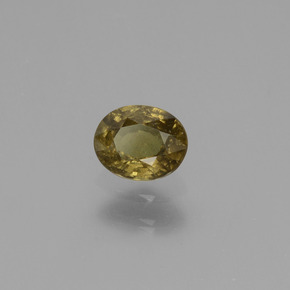 0.55克拉天然变色石榴石，椭圆形切割，VS