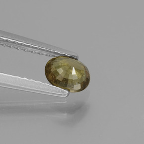 0.55克拉天然变色石榴石，椭圆形切割，VS