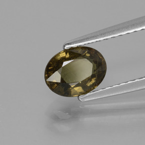 1.14克拉天然变色石榴石，椭圆形切割，VS-SI