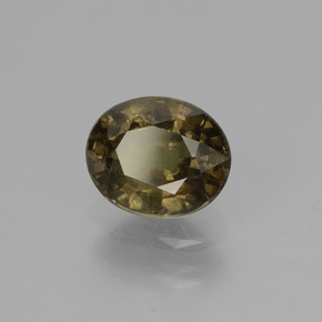 1.86克拉天然变色石榴石，椭圆形切割，VS-SI