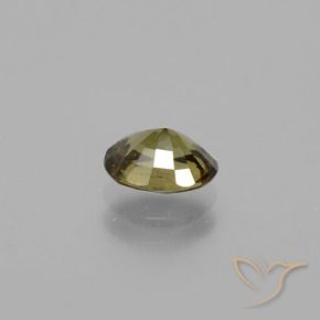 0.92克拉天然棕色变色石榴石，椭圆形切割，6.4×5.1毫米，VS-SI