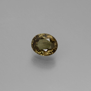 0.60克拉天然变色变色石榴石，椭圆形切割，5.4×4.5毫米，VS