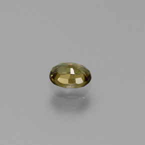 0.57克拉天然多色变色石榴石，椭圆形切割，5.4×4.4毫米，VS
