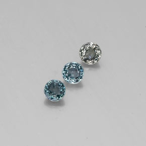 克拉天然变色蓝宝石，圆形切割，VVS-VS