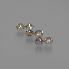 克拉天然变色蓝宝石，圆形切割，VS