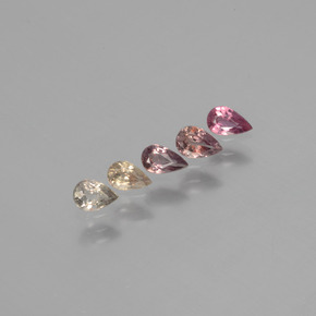 克拉天然变色蓝宝石，梨形，VS