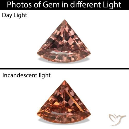 0.26ct 中浅棕色 变色蓝宝石, 花式切割, VVS