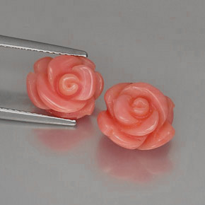 克拉天然珊瑚，异形，不透明