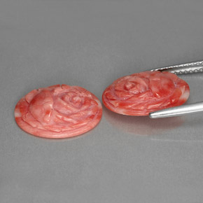 克拉天然珊瑚，异形，不透明