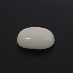 2.68克拉天然白色珊瑚，椭圆形切割，10.6×7.1毫米，不透明