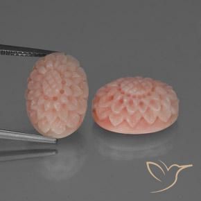 16.80ctw 天然 火烈鸟粉色 珊瑚, 花式切割, 不透明