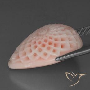 28.43克拉天然珊瑚，异形，不透明