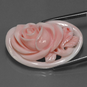 28.77克拉天然珊瑚，异形，不透明