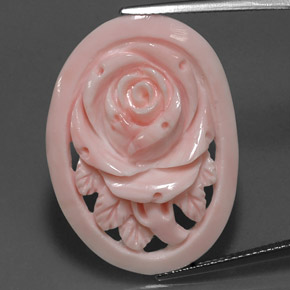 17.81克拉天然珊瑚，异形，不透明