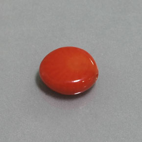 2.12克拉天然粉色珊瑚，异形，8.8×7.8毫米，不透明