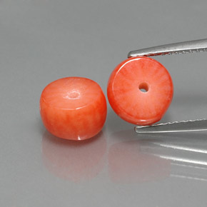 克拉天然珊瑚，异形，不透明