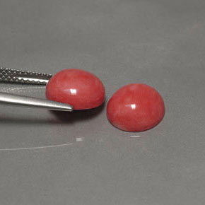 克拉天然珊瑚，圆形切割，不透明