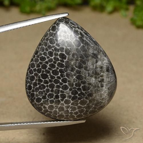 32.89ct 天然 彩色 珊瑚, 梨形, 不透明