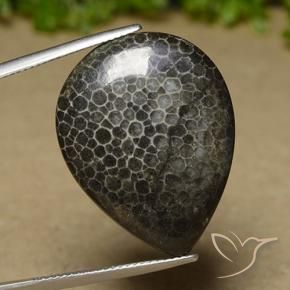 21.35克拉天然珊瑚，梨形，不透明