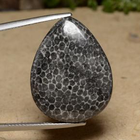 22.48克拉天然珊瑚，梨形，不透明