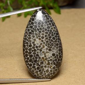 26.37克拉天然珊瑚，梨形，不透明