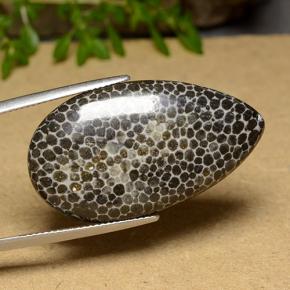 26.37克拉天然珊瑚，梨形，不透明