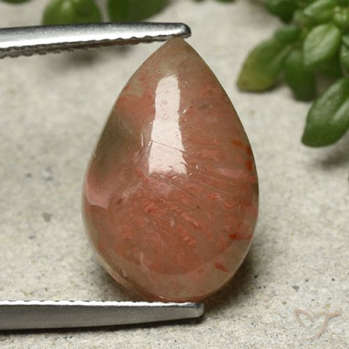 6.28ct 天然 彩色 珊瑚, 梨形, 半透明