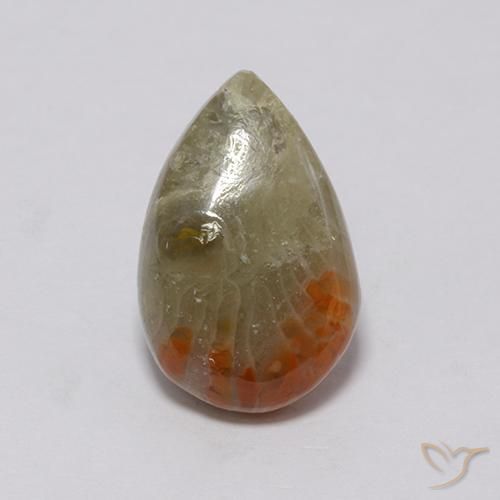 3.72ct 天然 彩色 珊瑚, 梨形, 不透明