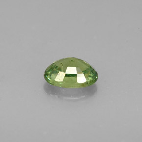 0.48克拉天然绿色翠榴石，椭圆形切割，5.3×3.9毫米，VS-SI