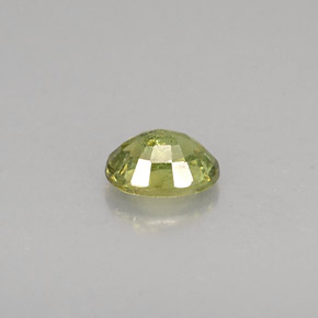 0.44克拉天然绿色翠榴石，椭圆形切割，5.1×3.9毫米，VS-SI