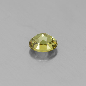 0.28克拉天然绿色翠榴石，椭圆形切割，4.1×3.4毫米，VS
