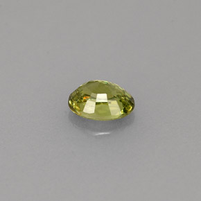 0.42克拉天然绿色翠榴石，椭圆形切割，5×3.8毫米，VS-SI