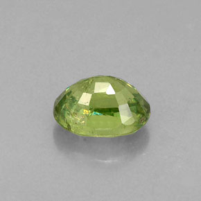 0.79克拉天然绿色翠榴石，椭圆形切割，5.9×4.5毫米，VS-SI