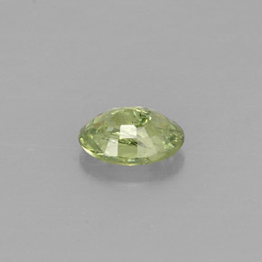 0.33克拉天然绿色翠榴石，椭圆形切割，4.9×3.6毫米，VS-SI