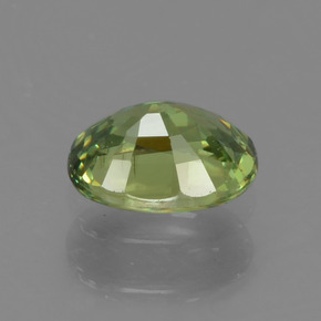 0.54克拉天然绿色翠榴石，椭圆形切割，5.6×4.1毫米，VS