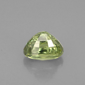 0.80克拉天然绿色翠榴石，椭圆形切割，5.8×4.1毫米，VS-SI