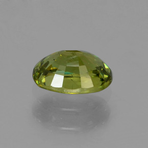 0.67克拉天然绿色翠榴石，椭圆形切割，6×4.3毫米，VS-SI