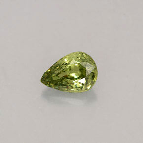 0.50克拉天然绿色翠榴石，椭圆形切割，5.7×4毫米，VS