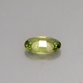 0.42克拉天然绿色翠榴石，椭圆形切割，5.8×3.9毫米，VVS-VS