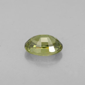 0.67克拉天然绿色翠榴石，椭圆形切割，6×4.1毫米，VVS-VS