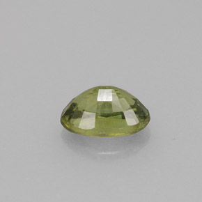 0.71克拉天然绿色翠榴石，椭圆形切割，6.2×4.2毫米，VVS-VS
