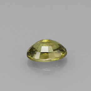 0.70克拉天然绿色翠榴石，椭圆形切割，6.1×4.3毫米，VVS-VS