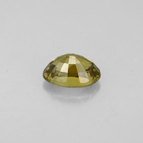 0.75克拉天然绿色翠榴石，椭圆形切割，6.3×4.2毫米，VVS-VS