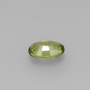 0.53克拉天然绿色翠榴石，椭圆形切割，5.8×4.1毫米，VVS-VS