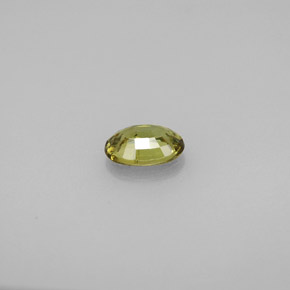 0.63克拉天然绿色翠榴石，椭圆形切割，6.2×4.3毫米，VS