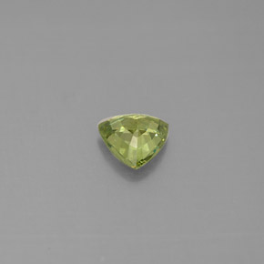 0.56克拉天然绿色翠榴石，三角形，5.3×5.1毫米，VS