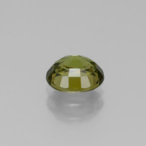 0.88克拉天然绿色翠榴石，椭圆形切割，6.1×5.2毫米，VS
