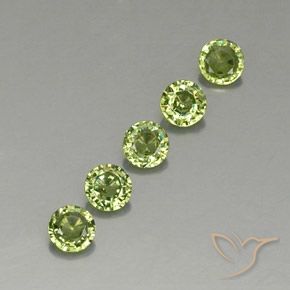 1.33克拉天然钙铁榴石，圆形的，VVS-VS