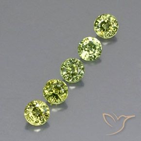 1.48克拉天然钙铁榴石，圆形的，VVS-VS